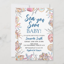 Zeeschelp Zie je binnenkort Baby Shower