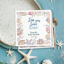Zeeschelp Zie je snel Baby Shower