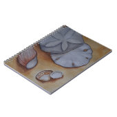 Zeeschelpen aan de kust notitieboek (Linkerzijde)