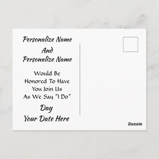 Zeeschelpen aan de Zee Shore Bewaar de datum Briefkaart (Achterkant)