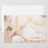 zeeschelpen briefpapier (Voorkant / Achterkant)