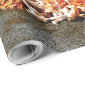 Zeeschelpen en zeesterkreeft op het strand cadeaupapier (Rol Hoek)