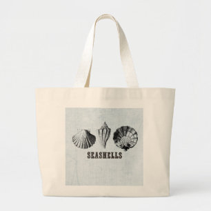  zeeschelpen grote tote bag