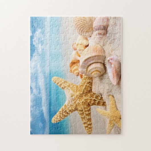 Zeeschelpen op het strand 252 stuk Puzzel (Verticaal)