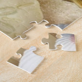 Zeeschelpen op het strand legpuzzel (Zijkant)