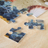 Zeeschelpen op het strand legpuzzel (Zijkant)