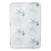 Zeeschelpen Strand Zeekust Elegant Modern Badmat (Voorkant Verticaal)