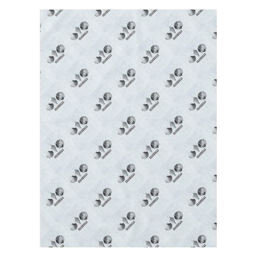 zeeschelpen tafelkleed (Voorkant)