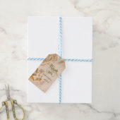 Zeeschelpen Touw Zand Cadeaulabel (Met Touw)