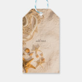 Zeeschelpen Touw Zand Cadeaulabel (Achterkant)