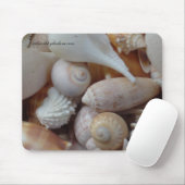 zeeschelpen van florida muismat (Met muis)