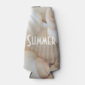 Zeeschelpen, zomerstrand Exotic Tropical Romantic Flesjeskoeler (Voorkant)