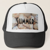 Zeeschelpen, zomerstrand Exotic Tropical Romantic Trucker Pet (Voorkant)
