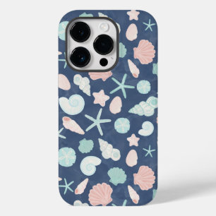 zeeschelpenpatroon Case-Mate iPhone 14 pro hoesje