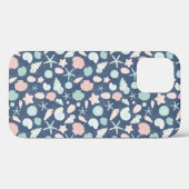 zeeschelpenpatroon Case-Mate iPhone case (Achterkant (horizontaal))
