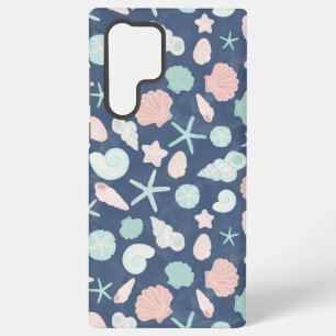 zeeschelpenpatroon samsung galaxy hoesje