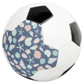 zeeschelpenpatroon voetbal (Drie kwart)