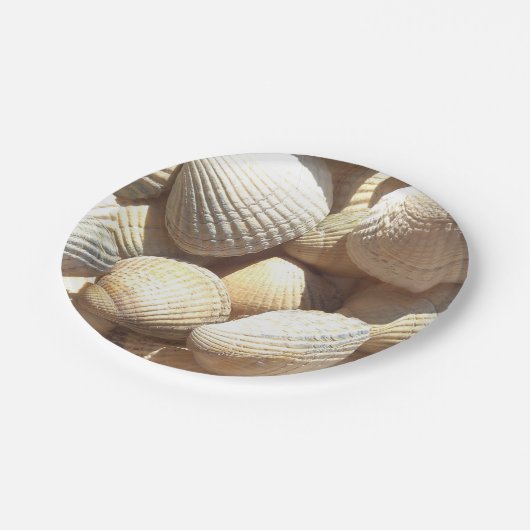 Zeeschelzucht, zomerstrand picknick, papieren Bord (Gekanteld)