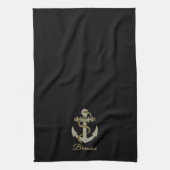 Zeeschepanker met zilver en gouden toon, vacht b theedoek (Verticaal)