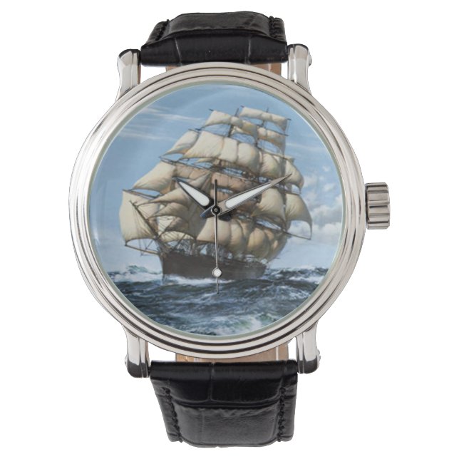  zeeschepen volgen horloge (Voorkant)