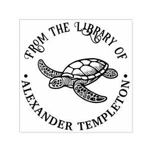 Zeeschildpad #7 Bibliotheekboeknaam Zelfinktende Stempel