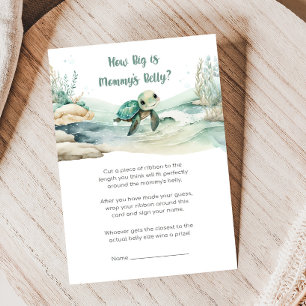 Zeeschildpad Baby Shower Hoe Groot Is Mamma's Buik