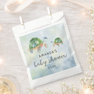 Zeeschildpad - babyshower bedankzakje