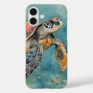 Zeeschildpad iPhone 16 Plus Hoesje