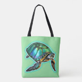 Zeeschildpad draagtas (Achterkant)