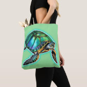 Zeeschildpad draagtas (Dichtbij)