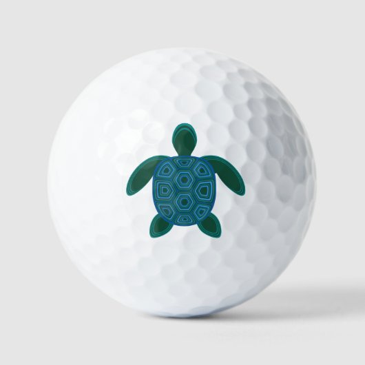 Zeeschildpad Golfballen (Voorkant)