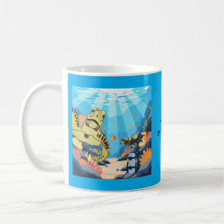 Zeeschildpad Hoe Ben Je Hier Naartoe Gekomen? Koffiemok