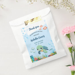 Zeeschildpad Kleine Broed Baby Shower Bedankzakje