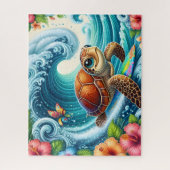 Zeeschildpad Legpuzzel (Verticaal)