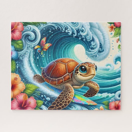 Zeeschildpad Legpuzzel (Horizontaal)