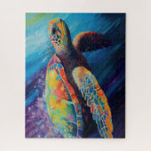 Zeeschildpad Legpuzzel (Verticaal)