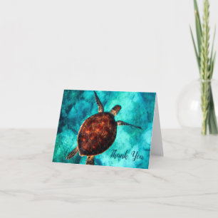 Zeeschildpad Oceaan Bedankkaart