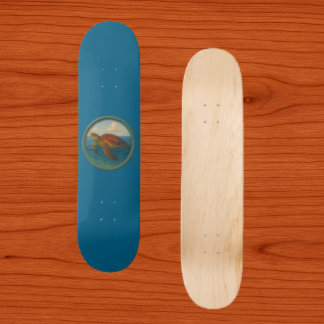 Zeeschildpad Oceaanblauw Skateboard