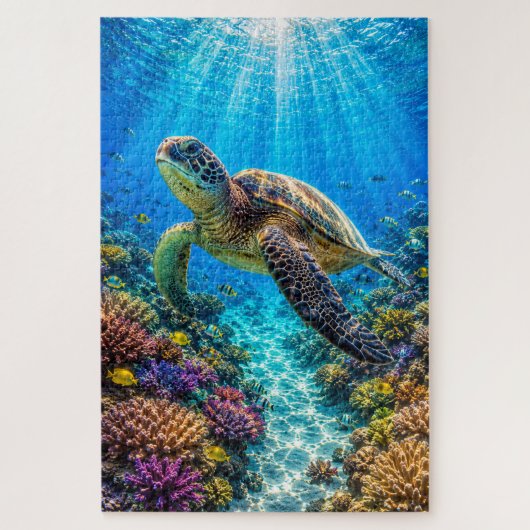 Zeeschildpad Paradijs Puzzel (Verticaal)