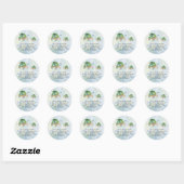 Zeeschildpad - sticker voor gebedskaars (Vel)