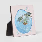 Zeeschildpadden BFFs - Persoonlijke Cadeaus voor B Fotoplaat (Voorkant)