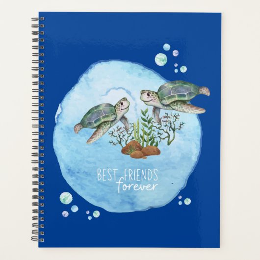 Zeeschildpadden BFFs - Persoonlijke Cadeaus voor B Planner (Voorkant)