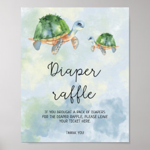 Zeeschildpadden - Luierraffleposter Poster