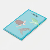 Zeeschildpadden Post-it® Notes (Schuin)