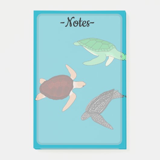 Zeeschildpadden Post-it® Notes (Voorkant)
