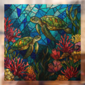 Zeeschildpadden Raamsticker (Vel 2)