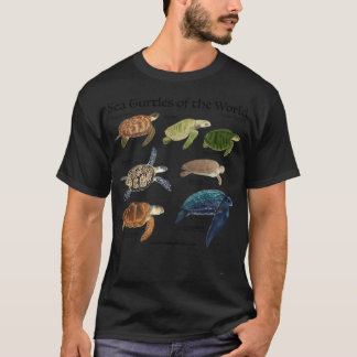 Zeeschildpadden van de Wereld vrienden T-shirt