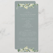 Zeeschuim Groene Snowberry + Eucalyptus Winter Bru Programma (Voorkant / Achterkant)