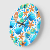 Zeeshells en zeeduivel grote klok (Hoek)