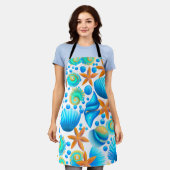 Zeeshells en zeeduivel schort (Gedragen)